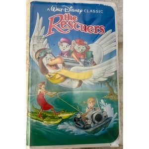 Disney’s The Rescuers VHS 1992 Black Diamond Classic